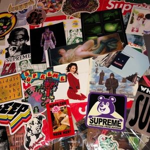 Mystery Supreme Sticker Bundle